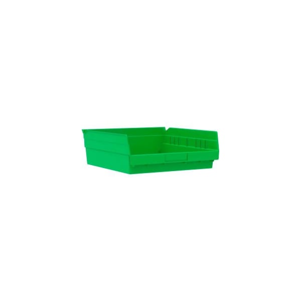 Akro-Mils Shelf Storage Bin, Plastic, Green, 12 PK 30170GREEN - main